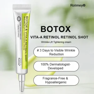 🇺🇸 Made and shipped from the USA 🗽✅Rolimey® Botox & Vita-A Retinol Shot Wrinkle-Lift Tightening cream - Last Day Promotion 50% OFF