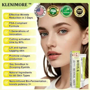 👏🌿 Made in the USA  direct shipping 💫KLENIMORE™ Botox Vitamin A Retinol Anti-Wrinkle Firming and Lifting Cream — Last Day for Limited Time 70% OFF