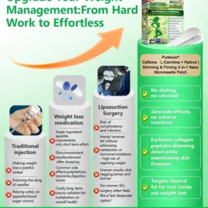 [FDA-Registered & GMP Certified]👩‍⚕️|𝙋𝙪𝙧𝙚𝙡𝙪𝙭𝙤® Caffeine · L-Carnitine × Retinol | Slimming & Firming 2-in-1 Nano Microneedle Patch🇺🇸|𝘉𝘢𝘤𝘬𝘦𝘥 𝘣𝘺 𝘴𝘤𝘪𝘦𝘯𝘤𝘦 | 10-𝗂𝗇-𝟣 𝖿𝗈𝗋𝗆𝗎𝗅𝖺 | 𝑅𝑒𝑠𝑢𝑙𝑡𝑠 𝑖𝑛 7 𝑑𝑎𝑦𝑠 ⏳