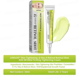 🧠👨‍⚕️Made and shipped from the USA 💫LOVILDS® Skin Tightening & Vita-A Retinol Retinol shot Anti-Wrinkle Firming Tightening cream - Last Day Promotion 65% OFF----