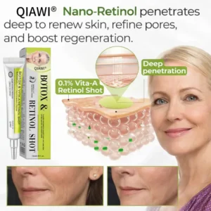 👏🌿Proudly Made in the USA💫QIAWI® Advanced Peptide Botox-Style + Vita-A Retinol Lifting Renewal Cream – Today Only 70% OFF