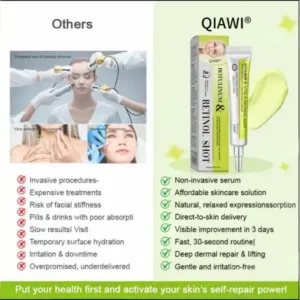 QIAWI® Advanced Peptide Botulinum-Style + Vita-A Retinol Lifting Renewal Cream