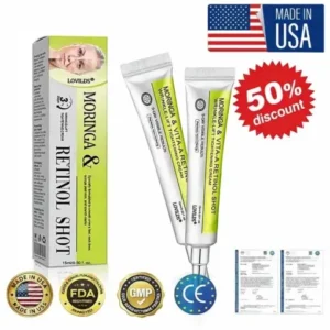 LOVILDS® moringa Vita-A Retinol Shot Wrinkle-Lift Tightening cream – Last Day Promotion 50 OFF