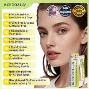 🧠👨‍⚕️Made and shipped from the USA 💫ACEZOZLA® Skin Tightening & Vita-A Retinol Retinol shot Anti-Wrinkle Firming Tightening cream - Last Day Promotion 70% OFF