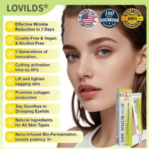 USA’s #1 Skin Tightening Secret 🇺🇸 LOVILDS® Retinol Shot: Firm & Lift 🎁 GET 50% OFF (Last Chance)