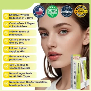 🔥Final 3 Hours: 70%OFF🔥 Botulinum & Vita-A Retinol Shot Wrinkle-Lift Tightening cream✨
