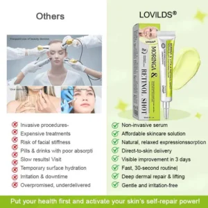 👨‍⚕️Made and shipped from the USA 💫LOVILDS® moringa & Vita-A Retinol Shot Wrinkle-Lift Tightening cream -Last Day Promotion 70% OFF