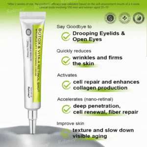 ❤️Rolimey® Botox & Vita-A Retinol Shot Wrinkle💫-Lift Tightening cream - Last Day Promotion 50% OFF