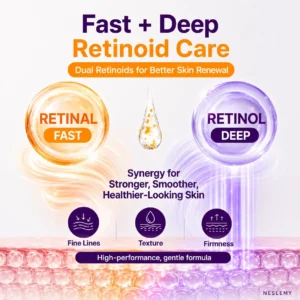 💜 NESLEMY Retinol + Retinal NAD+ Firming Serum – Smoother, Firmer & Younger-Looking Skin ✨