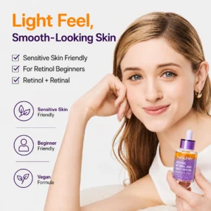 💜 NESLEMY Retinol + Retinal NAD+ Firming Serum – Smoother, Firmer & Younger-Looking Skin ✨