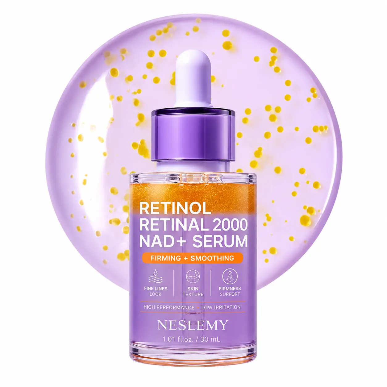 💜 NESLEMY Retinol + Retinal NAD+ Firming Serum – Smoother, Firmer & Younger-Looking Skin ✨