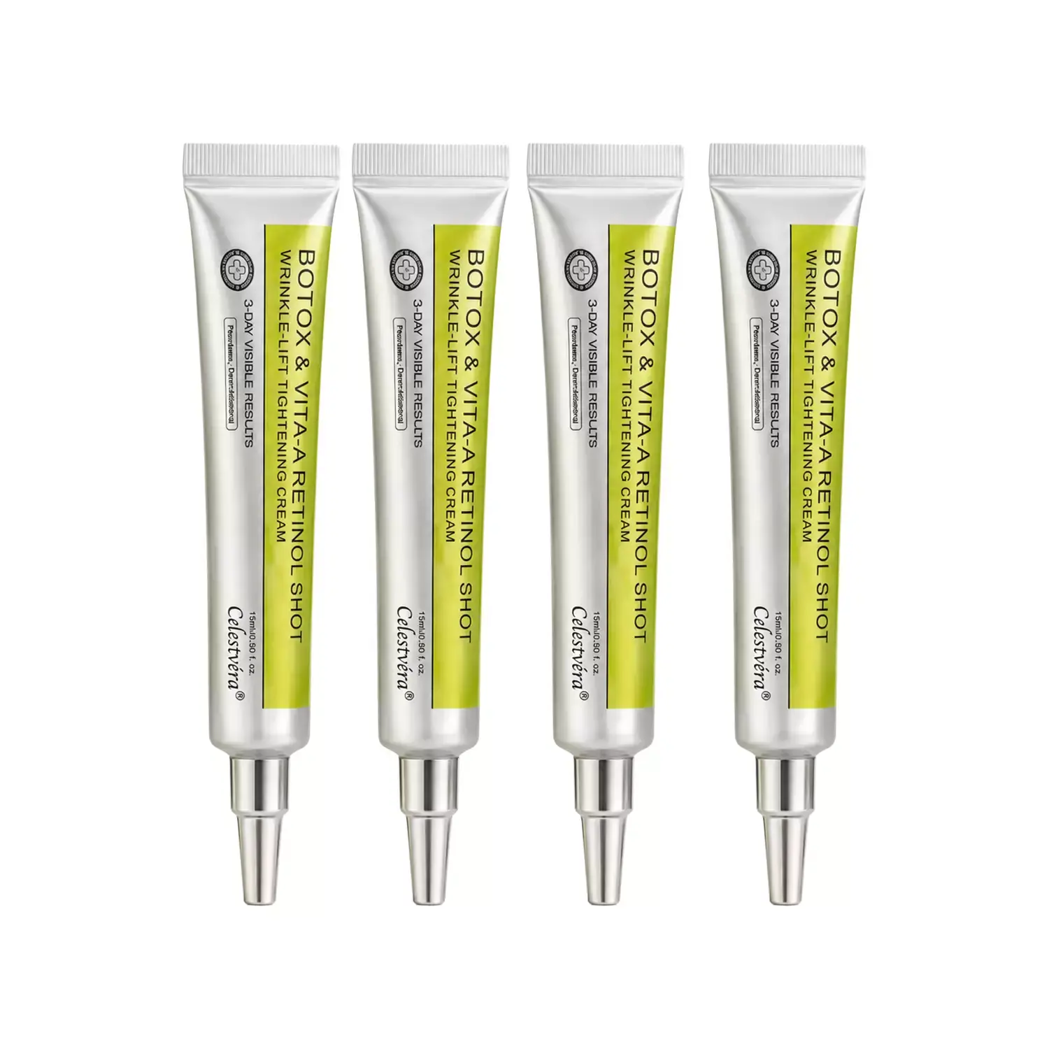 👩⚕️
🏆
Made and shipped from the Canada
Made & shipped from Canada
💫
Celestvéra®
Botox & Vita-A Retinol Shot Wrinkle-Lift Tightening Cream
🔥Last Day Promotion
70% OFF