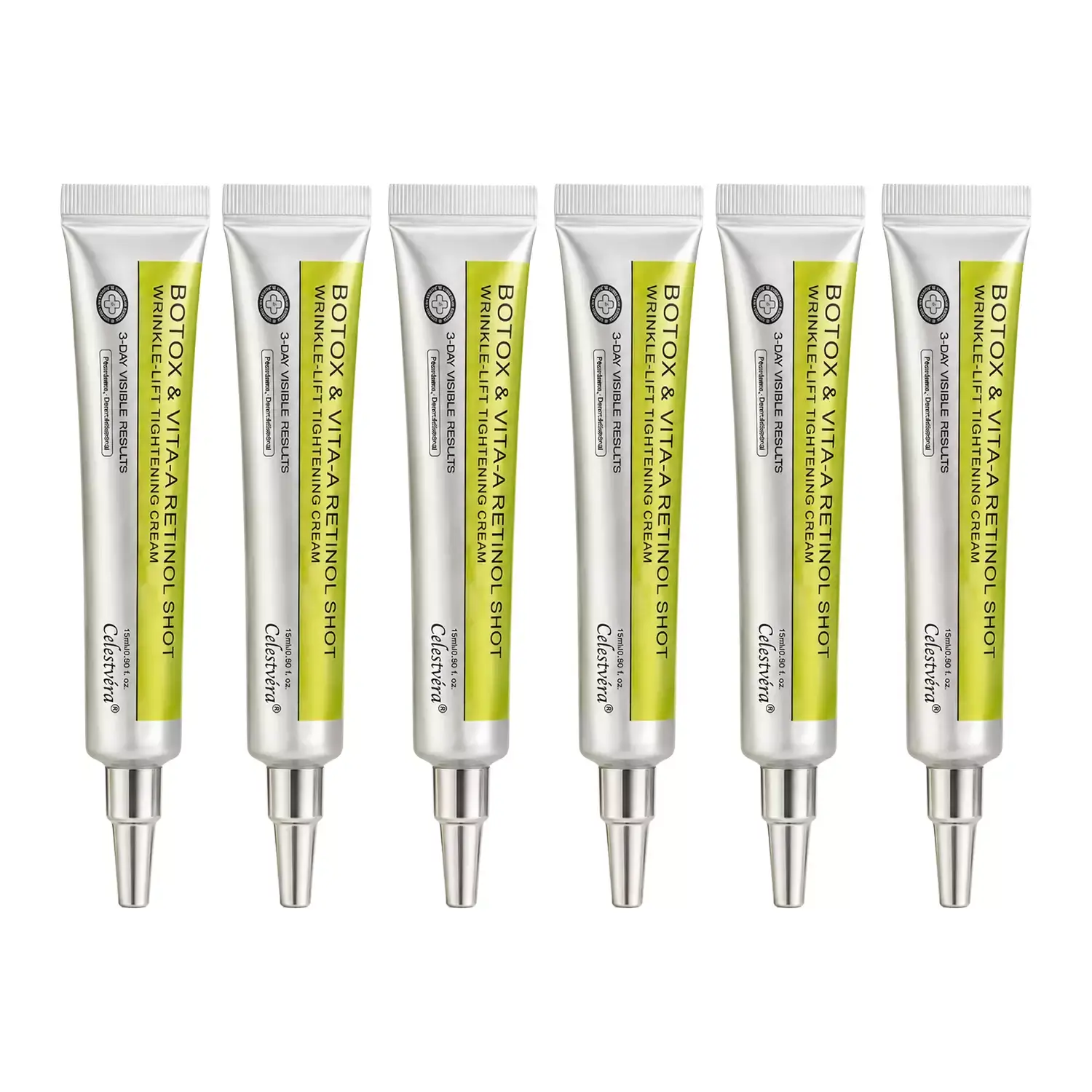 👩⚕️
🏆
Made and shipped from the Canada
Made & shipped from Canada
💫
Celestvéra®
Botox & Vita-A Retinol Shot Wrinkle-Lift Tightening Cream
🔥Last Day Promotion
70% OFF