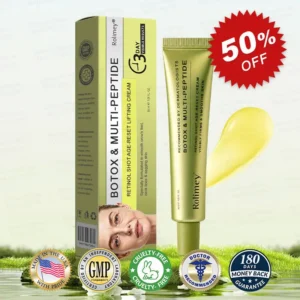 👩⚕️
Made and shipped from USA
Made & shipped from USA
💫
Rolimey® Botox & Multi-Peptide Retinol Shot Wrinkle-Lift Tightening Cream
Last Day Promotion
70% OFF