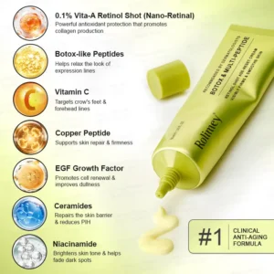👩⚕️
Made and shipped from USA
Made & shipped from USA
💫
Rolimey® Botox & Multi-Peptide Retinol Shot Wrinkle-Lift Tightening Cream
Last Day Promotion
70% OFF