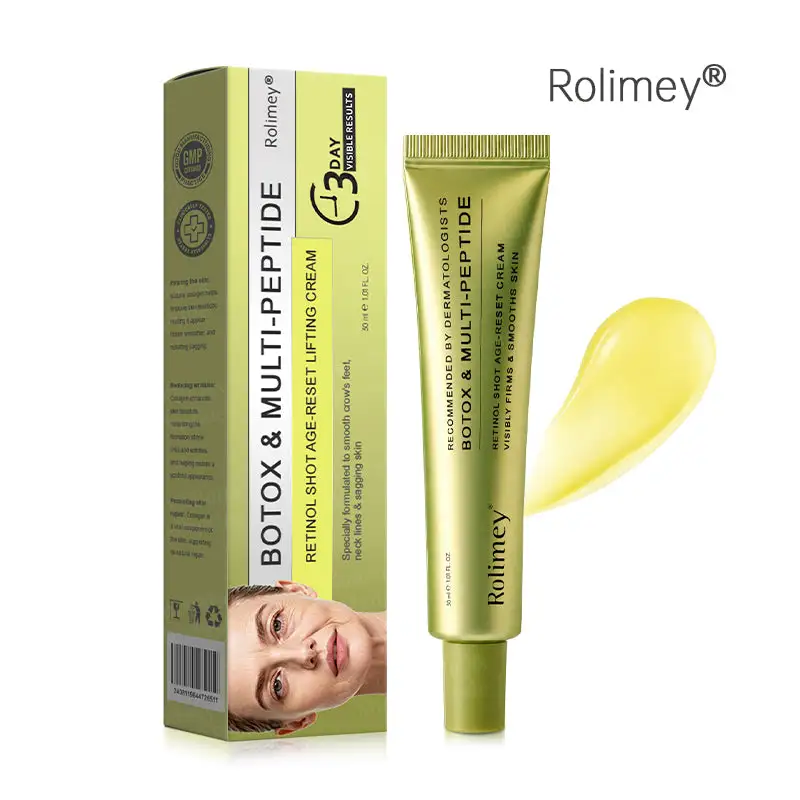 👩⚕️
Made and shipped from USA
Made & shipped from USA
💫
Rolimey® Botox & Multi-Peptide Retinol Shot Wrinkle-Lift Tightening Cream
Last Day Promotion
70% OFF