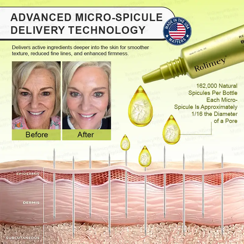 👩⚕️
Made and shipped from USA
Made & shipped from USA
💫
Rolimey® Botox & Multi-Peptide Retinol Shot Wrinkle-Lift Tightening Cream
Last Day Promotion
70% OFF