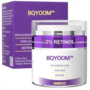 BQYOOM™ Premium Neck Firming Cream – Retinol & Collagen Treatment for Wrinkles, Sagging Skin & Double Chin Reduction