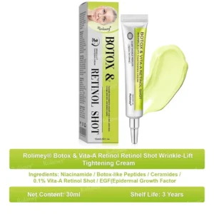 Official Store 🇺🇸|❤️Rolimey® Botox & Vita-A Retinol Shot Wrinkle-Lift Tightening cream - Last Day Promotion 50% OFF