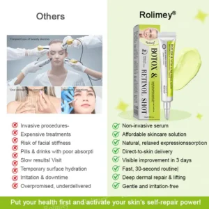 Official Store 🇺🇸|❤️Rolimey® Botox & Vita-A Retinol Shot Wrinkle-Lift Tightening cream - Last Day Promotion 50% OFF
